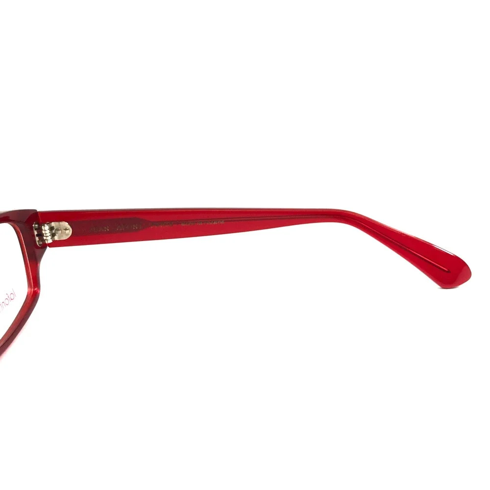 Jean Lafont Eyeglasses Frames INDY 462 Clear Transparent Red Rectangle 51-15-145